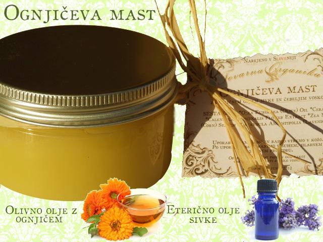 Ognjičevo mazilo s sivko