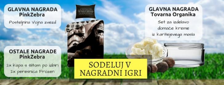 Nagradna igra – Tovarna Organika in PinkZebra