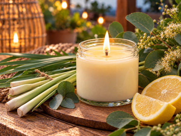 Ljetna večer – aromatična svijeća s citronelom