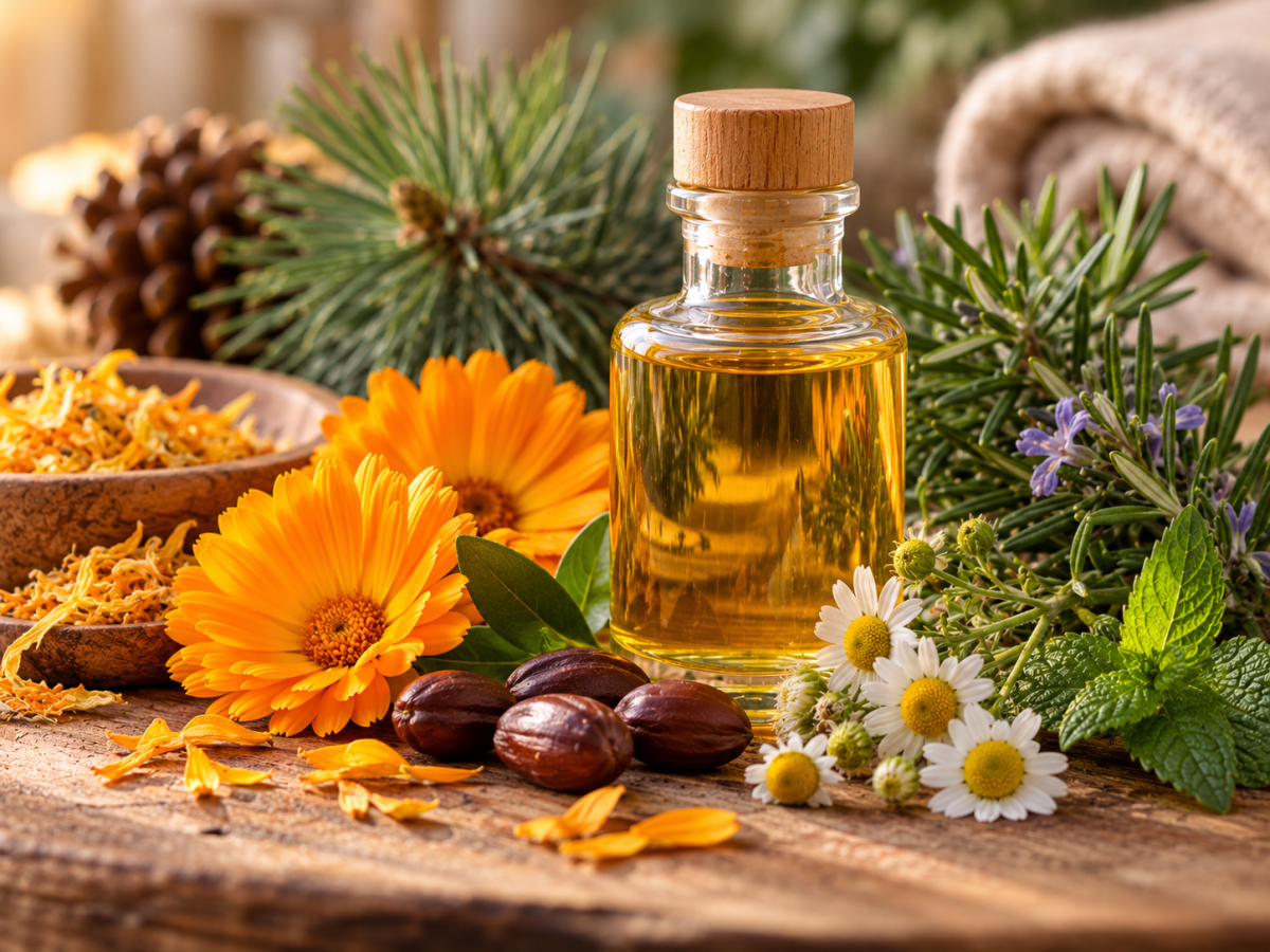 Gibki korak – aromatično masažno olje