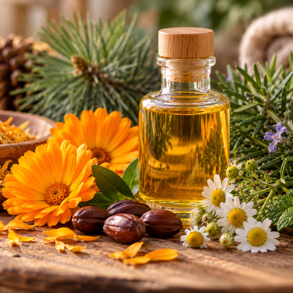Gibki korak – aromatično masažno olje