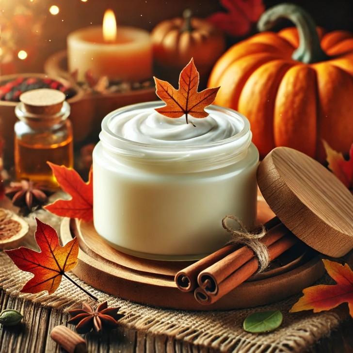 Jesenski losjon z mandljevim in bučnim oljem