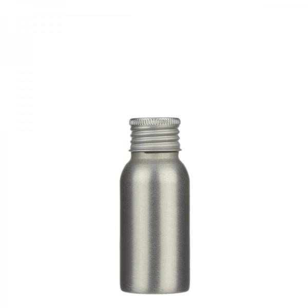Aluminijasta steklenica z različnimi zapirali - 50 ml