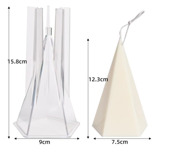 Akrilni model za sveče - več dimenzij in modelov