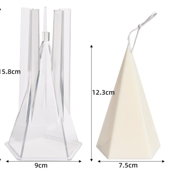 Akrilni model za sveče - več dimenzij in modelov