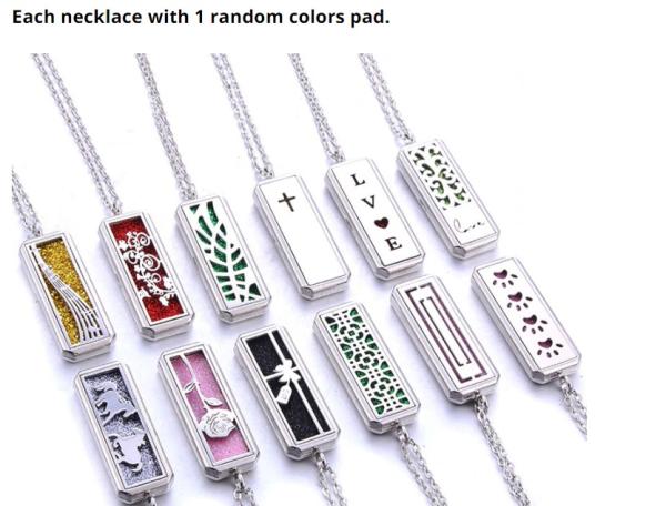 Verižica z obeskom/difuzorjem za eterična olja (filc)