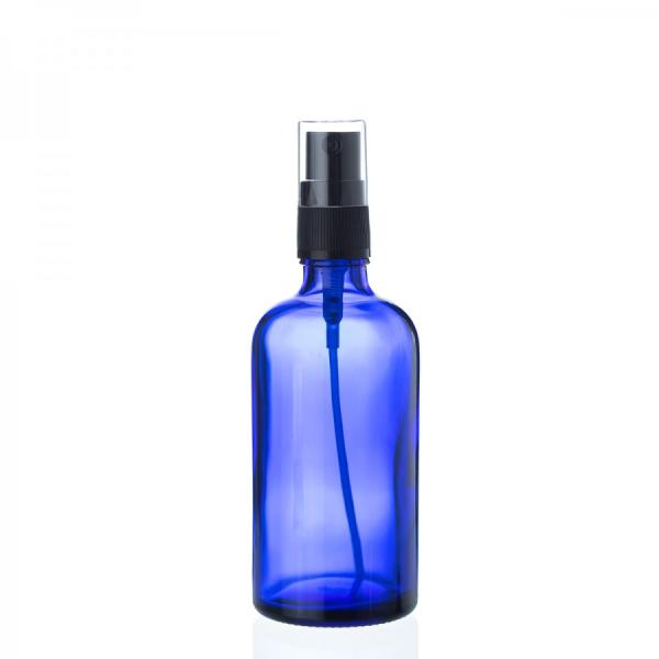 100 ml modra steklenička z razpršilko za tekočine