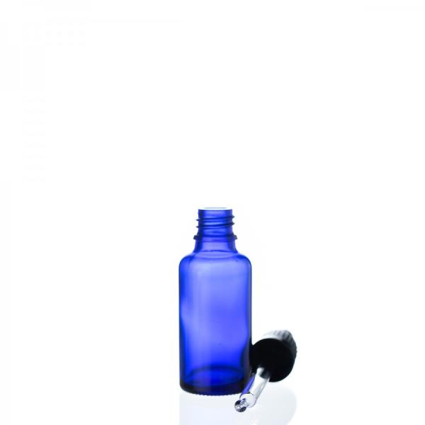 30 ml modra/črna steklenička s pipeto