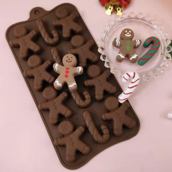 Gingerbread man (Medeni možiček) - silikonski model