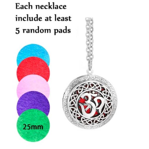 Verižica z obeskom/difuzorjem za eterična olja (filc)