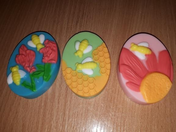 Čebelarski, silikonski model za 6 različnih ovalnih mil