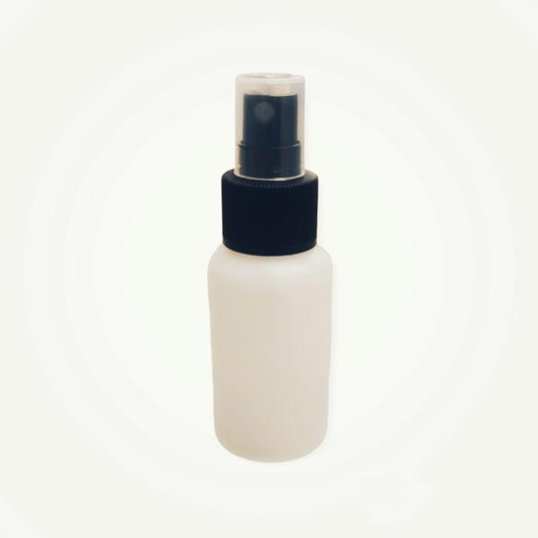 HDPE prosojna plastenka s pršilko 50 ml