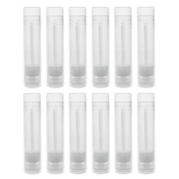 Embalaža za balzame za ustnice (črna, čisto prozorna in bela)