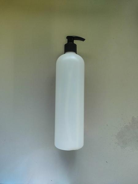 HDPE 500 ml prosojna plastenka s pršilko ali dispenzerjem za milo