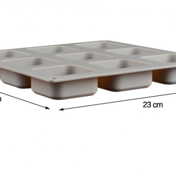 Kvadratni silikonski model za 9 mil