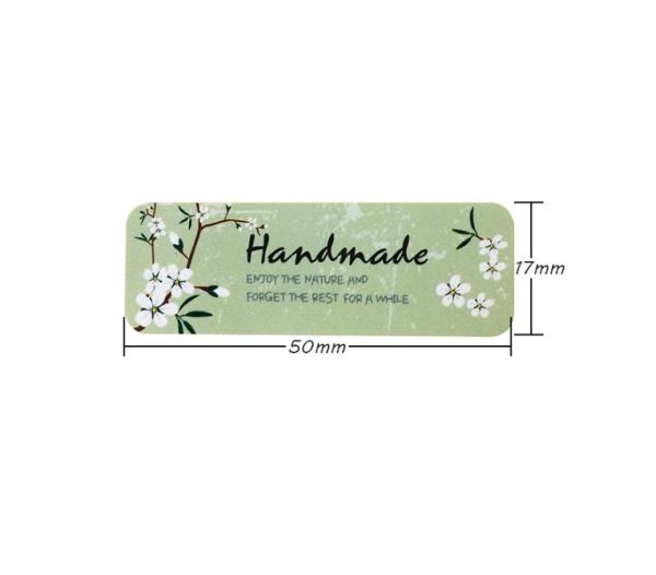 Made With Love ali Handmade with kraft nalepke (od 100 do 120 kosov)
