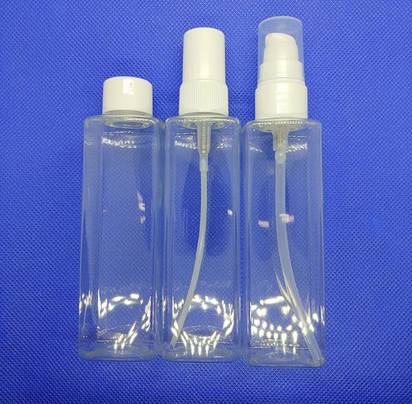PET plastenka 100 ml kvadratna