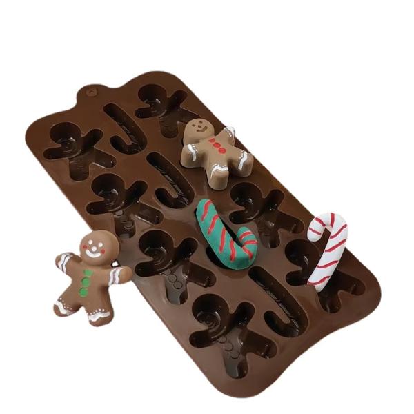 Gingerbread man (Medeni možiček) - silikonski model