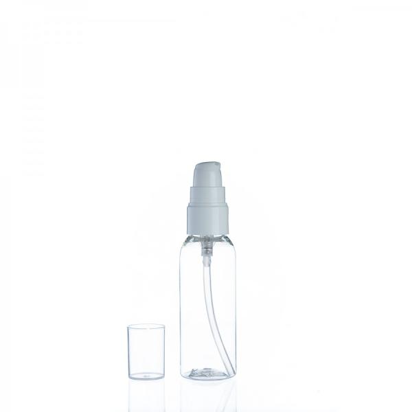 PET plastenka 50 ml z dispenzerjem za serume, olja, losjone