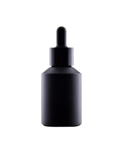 30 ml mat črna steklenička s pipeto