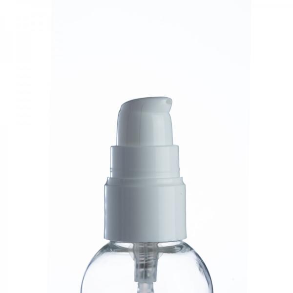 PET plastenka 100 ml z dispenzerjem za serume, olja, losjone