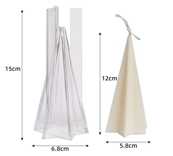 Akrilni model za sveče - več dimenzij in modelov