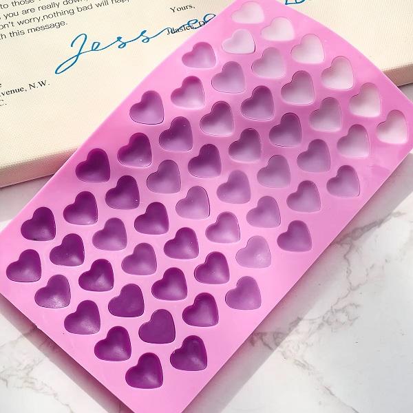 55 mini srčkov - silikonski kalup
