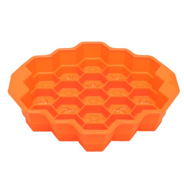 Čebelice v satovju - silikonski kalup za majhna mila