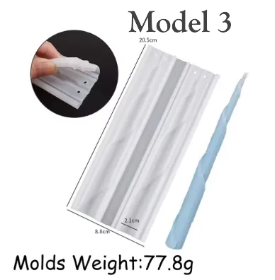 Geometrijski, pokončni modeli za sveče