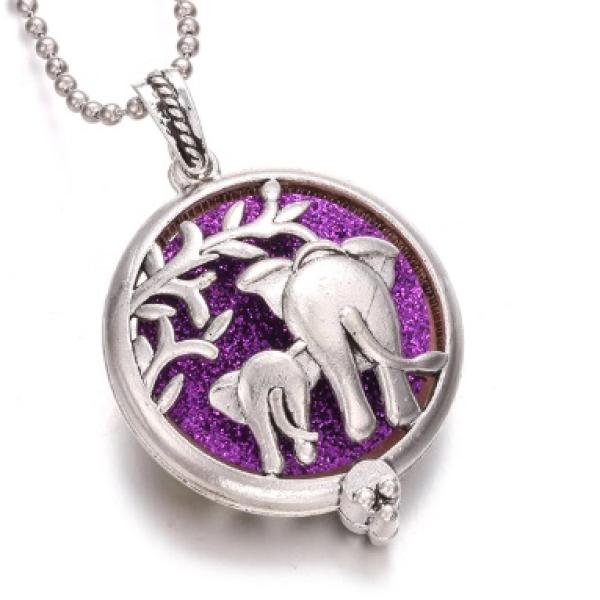 Verižica z obeskom/difuzorjem za eterična olja (filc)