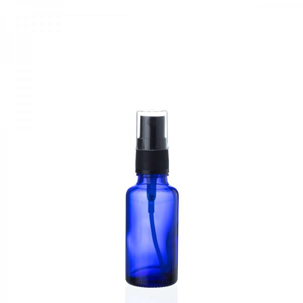 30 ml modra steklenička s pršilko za tekočine