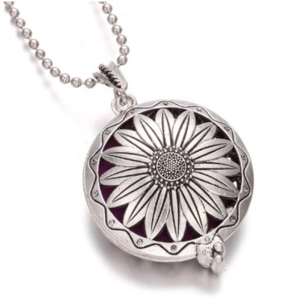 Verižica z obeskom/difuzorjem za eterična olja (filc)