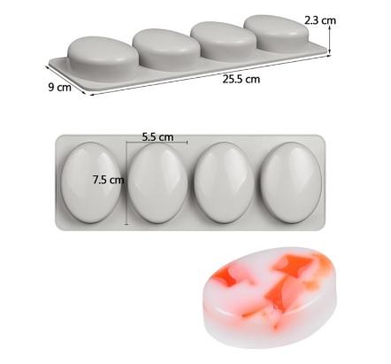 4 ovali - silikonski model