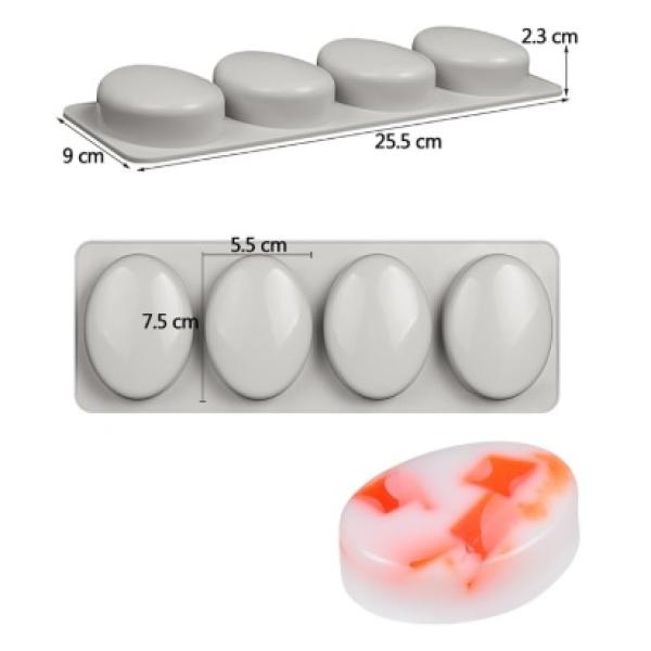 4 ovali - silikonski model