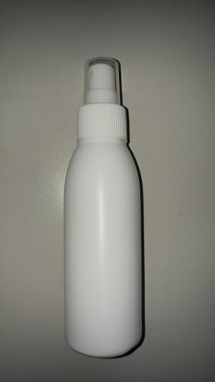 HDPE bela plastenka s pršilko 125 ml
