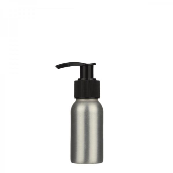 Aluminijasta steklenica z različnimi zapirali - 50 ml