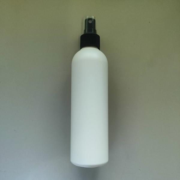 HDPE bela plastenka s pršilko za tekočine ali dispenzerjem za milo, losjon,... 250 ml