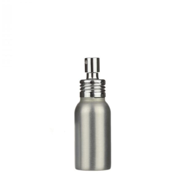 Aluminijasta steklenica z različnimi zapirali - 50 ml
