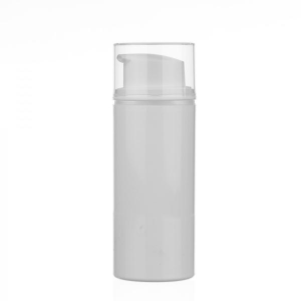 Brezzračna bela embalaža s pumpico 100 ml