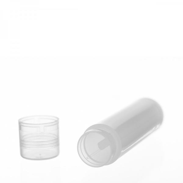 Embalaža za balzame za ustnice (črna, čisto prozorna in bela)