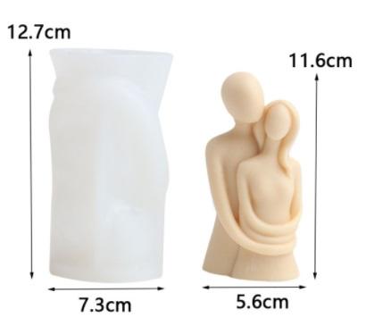 Ljubimca - silikonski model za sveče ali milo, slaščice,....