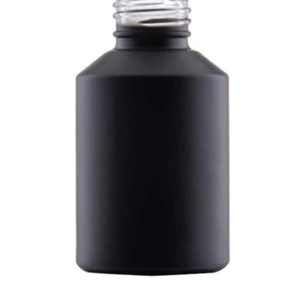 30 ml mat črna steklenička s pipeto