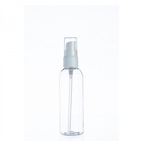 PET plastenka 100 ml z dispenzerjem za serume, olja, losjone