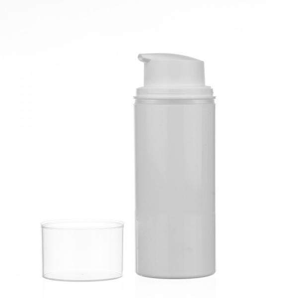 Brezzračna bela embalaža s pumpico 100 ml