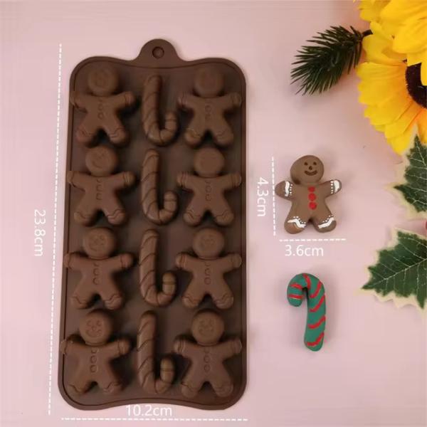 Gingerbread man (Medeni možiček) - silikonski model