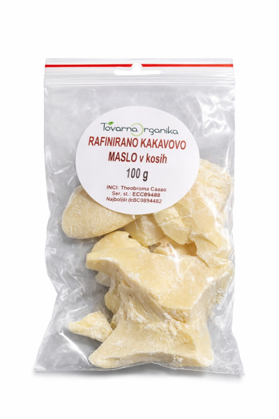 Kakavovo maslo v kosih - rafinirano (deodorizirano)