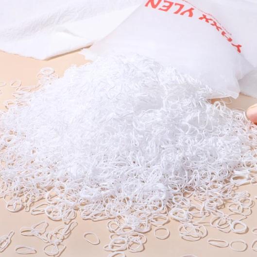 Elastike za lase ali ustvarjanje (v vrečki je cca 500 elastik)