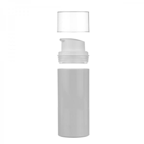 Brezzračna bela embalaža s pumpico 100 ml