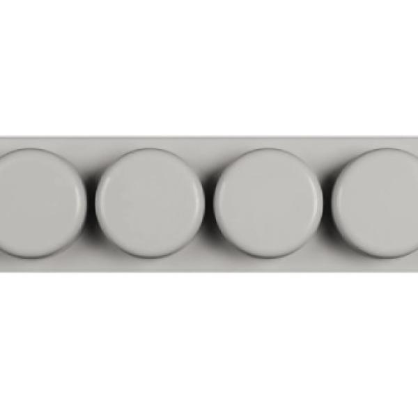 4 okrogla mila silikonski kalup