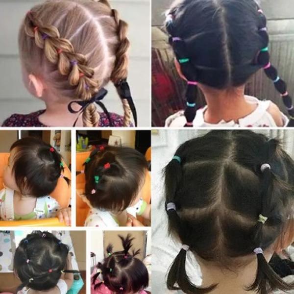 Elastike za lase ali ustvarjanje (v vrečki je cca 500 elastik)